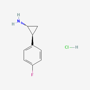 (1R,2S)-2-(4-Fluorophenyl)cyclopropanamine Hydrochloride