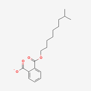molecular formula C18H25O4- B565961 Phthalic Acid 8-Methylnonyl Ester CAS No. 69725-01-5