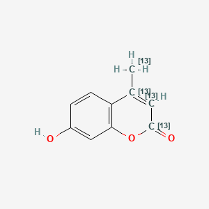 molecular formula C10H8O3 B565963 4-Methylumbelliferone-13C4 CAS No. 1569304-40-0
