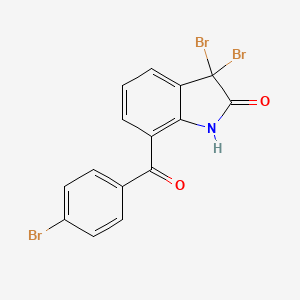 3,3-Dibromo-7-(4-bromobenzoyl)indolin-2-one
