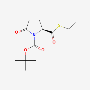 (2S)-2-[(Ethylthio)carbonyl]-5-oxo-1-pyrrolidinecarboxylic Acid tert-Butyl Ester