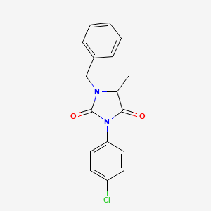 1-Benzyl-3-(4-chlorophenyl)-5-methylimidazolidine-2,4-dione