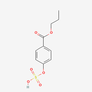 molecular formula C10H12O6S B565974 Propyl paraben sulfate CAS No. 162338-10-5