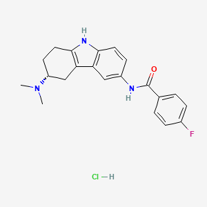 (R)-N-(3-(Dimethylamino)-2,3,4,9-tetrahydro-1H-carbazol-6-yl)-4-fluorobenzamide hydrochloride