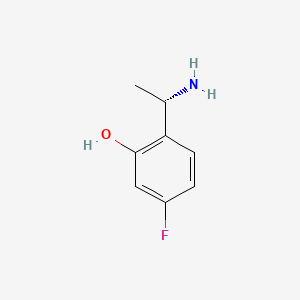 (S)-2-(1-Aminoethyl)-5-fluorophenol