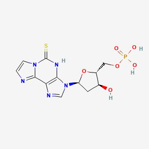 [(2R,3S,5S)-3-Hydroxy-5-(5-sulfanylidene-4H-imidazo[2,1-f]purin-3-yl)oxolan-2-yl]methyl dihydrogen phosphate