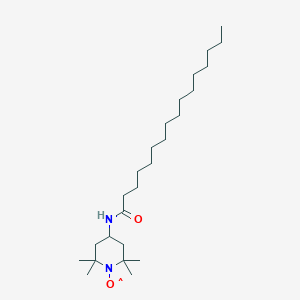 molecular formula C25H50N2O2 B566015 4-Palmitamido-2,2,6,6-tetramethylpiperidine-1-oxyl CAS No. 22977-65-7