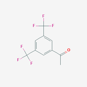 molecular formula C10H6F6O B056603 3',5'-双(三氟甲基)苯乙酮 CAS No. 30071-93-3