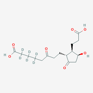 molecular formula C16H18O7D6 B566032 tetranor-PGDM-d6 CAS No. 1314905-92-4