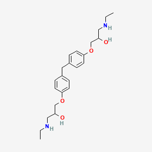 molecular formula C23H34N2O4 B566039 Bisoprolol EP Impurity C CAS No. 1797132-90-1
