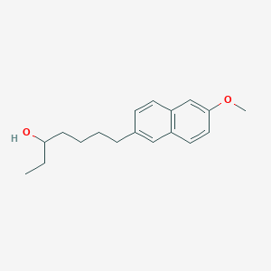 7-(6-Methoxynaphthalen-2-yl)heptan-3-ol