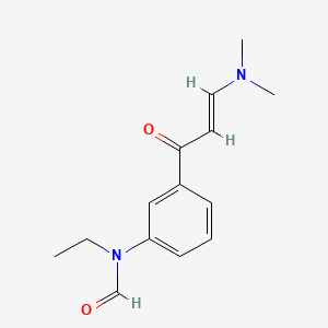 N-[3-[(2E)-3-(Dimethylamino)-1-oxo-2-propen-1-yl]phenyl]-N-ethyl-formamide