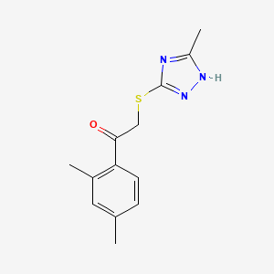 molecular formula C13H15N3OS B5660468 MFCD02366271 