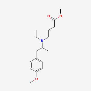molecular formula C17H27NO3 B566052 Mebeverine Acid Methyl Ester CAS No. 1390154-39-8