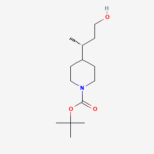 tert-Butyl 4-((R)-3-hydroxy-1-methylpropyl)piperidine-1-carboxylate