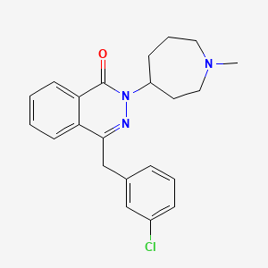 molecular formula C22H24ClN3O B566077 4-(3-Chlorobenzyl)-2-(1-methylazepan-4-yl)phthalazin-1(2H)-one CAS No. 37933-01-0
