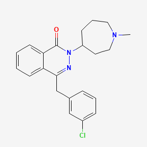 4-[(3-Chlorophenyl)methyl]-2-(1-methylazepan-4-yl)phthalazin-1-one