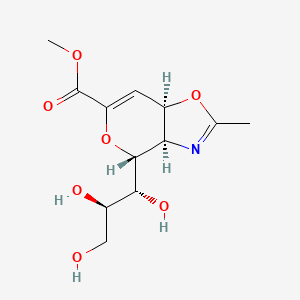 (3aR,4R,7aR)-2-Methyl-4-[(1R,2R)-1,2,3-trihydroxypropyl]-3a,7a-dihydro-4H-pyrano[3,4-d]oxazole-6-carboxylic acid methyl ester