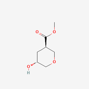 trans-methyl 5-hydroxytetrahydro-2H-pyran-3-carboxylate