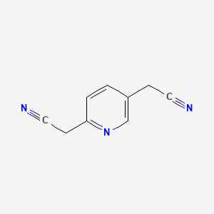 molecular formula C9H7N3 B566100 2,5-Pyridinediacetonitrile CAS No. 46126-83-4