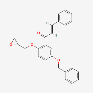 1-[2-(Oxiranylmethoxy)-5-(benzyloxy)phenyl]-3-phenyl-2-propen-1-one