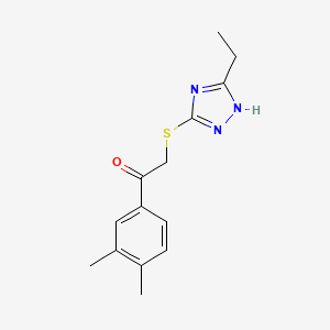 molecular formula C14H17N3OS B5661357 MFCD02366289 