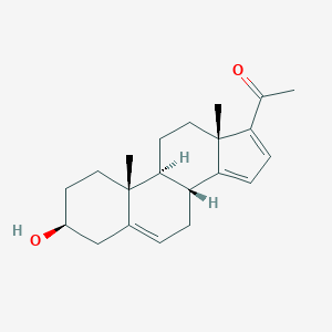 molecular formula C21H28O2 B056616 1-[(3S,8R,9S,10R,13S)-3-Hydroxy-10,13-dimethyl-2,3,4,7,8,9,11,12-octahydro-1H-cyclopenta[a]phenanthren-17-yl]ethanone CAS No. 5186-13-0