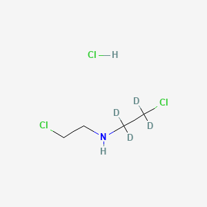 molecular formula C4H10Cl3N B566164 Bis(2-chloroethyl)-1,1,2,2-D4-amine hcl CAS No. 352431-06-2