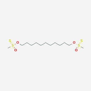 molecular formula C13H28O4S4 B566167 O,O'-(Undecane-1,11-diyl) dimethanesulfonothioate CAS No. 1798008-49-7