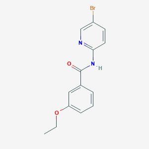 molecular formula C14H13BrN2O2 B5661672 N-(5-bromopyridin-2-yl)-3-ethoxybenzamide 