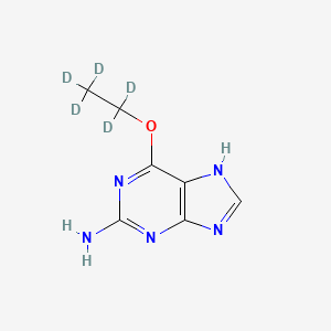 molecular formula C7H9N5O B566168 6-Ethyl Guanine-d5 CAS No. 183558-84-1