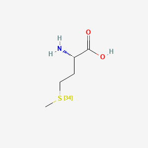 molecular formula C5H11NO2S B566174 L-Methionine-34S 