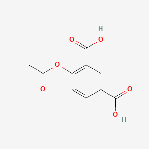 molecular formula C10H8O6 B566177 4-乙酰氧基异苯二甲酸 CAS No. 5985-26-2