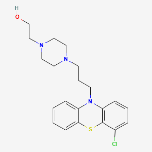molecular formula C21H26ClN3OS B566190 4-Chloro Perphenazine CAS No. 875256-24-9