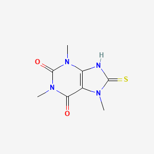 molecular formula C8H10N4O2S B5661928 8-Mercaptocaffeine CAS No. 1790-74-5