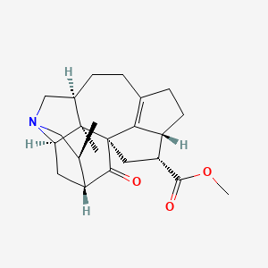 methyl (1R,2S,3R,5R,6S,10S,16R,17R)-2,6-dimethyl-20-oxo-8-azahexacyclo[11.5.1.11,5.02,10.03,8.016,19]icos-13(19)-ene-17-carboxylate