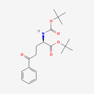 (R)-Tert-butyl 2-(tert-butoxycarbonylamino)-5-oxo-5-phenylpentanoate