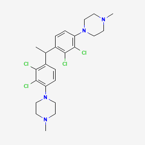 1,1-Bis[2,3-dichloro-4-(4-methylpiperazino)phenyl]ethane