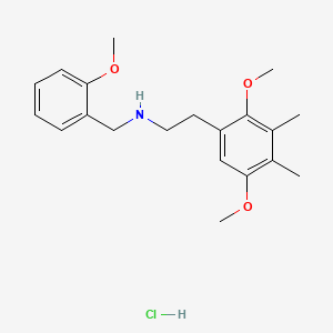 molecular formula C20H28ClNO3 B566212 25G-NBOMe (hydrochloride) 