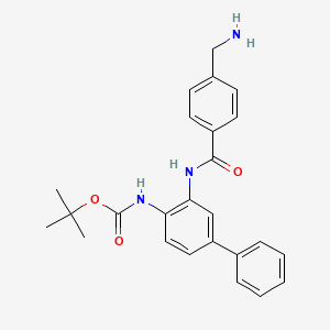 1,1-Dimethylethyl [3-({[4-(aminomethyl)phenyl]carbonyl}amino)biphenyl-4-yl]carbamate