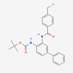 1,1-Dimethylethyl [3-({[4-(chloromethyl)phenyl]carbonyl}amino)biphenyl-4-yl]carbamate