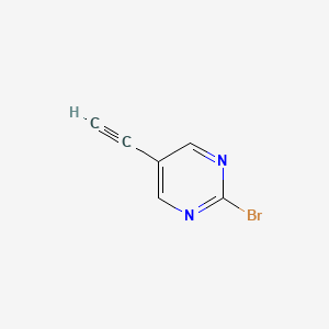 B566248 2-Bromo-5-ethynylpyrimidine CAS No. 1797890-53-9
