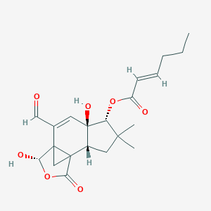 molecular formula C21H26O7 B056626 Pilatin CAS No. 119525-97-2