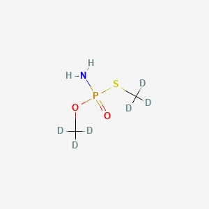 molecular formula C2H8NO2PS B566261 Metamidophos-d6 CAS No. 1219799-41-3