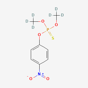 molecular formula C8H10NO5PS B566266 Parathion-methyl-d6 CAS No. 96740-32-8