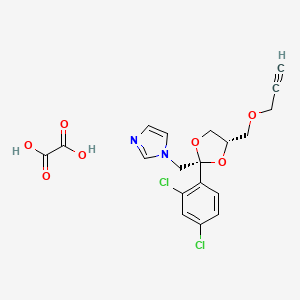 molecular formula C19H18Cl2N2O7 B566273 rac-Parconazole Oxalate CAS No. 68685-55-2