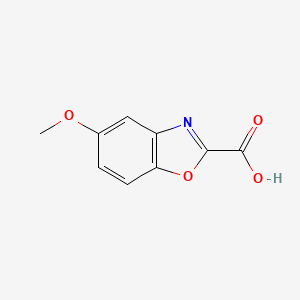 molecular formula C9H7NO4 B566277 5-Methoxybenzo[d]oxazole-2-carboxylic acid CAS No. 49559-68-4