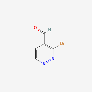 B566290 3-Bromopyridazine-3-carbaldehyde CAS No. 1797102-23-8