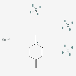 molecular formula C11H21Sn B566313 CID 102118034 CAS No. 19962-42-6