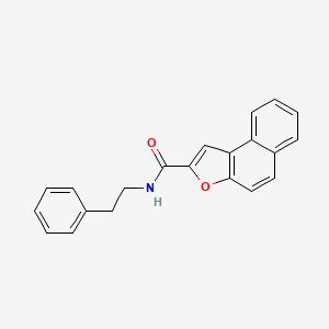 molecular formula C21H17NO2 B5663198 N-(2-phenylethyl)benzo[e][1]benzofuran-2-carboxamide 